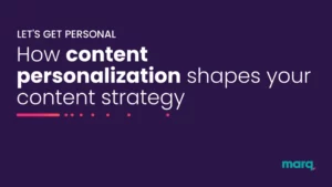 content personalization