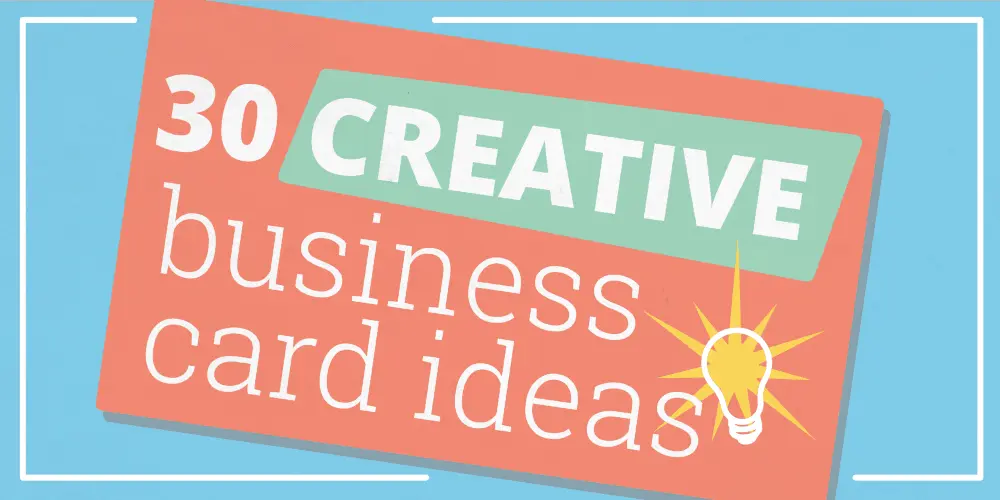 30 creative business card ideas & designs to help yours stand out