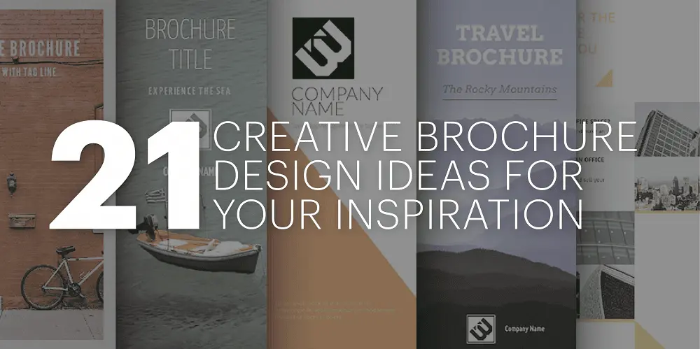21 creative brochure design ideas for your inspiration