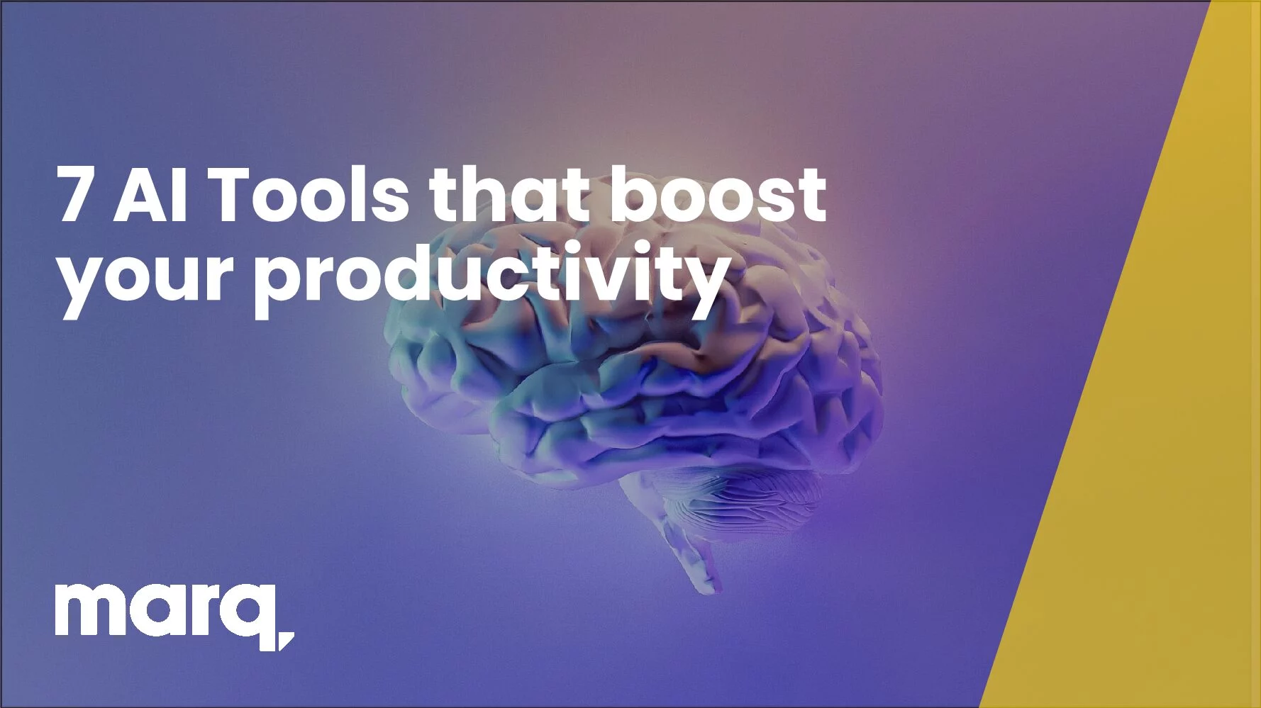 7 AI tools that boost your productivity