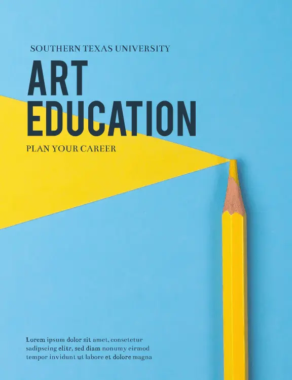 art school magazine cover