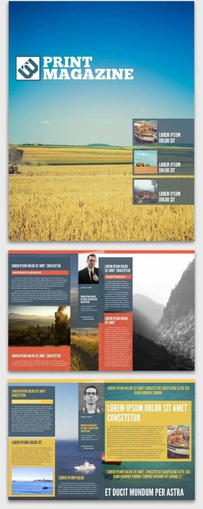 print ad layout ideas