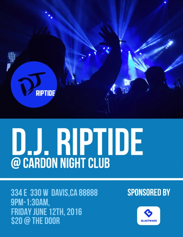 DJ Club Flyer