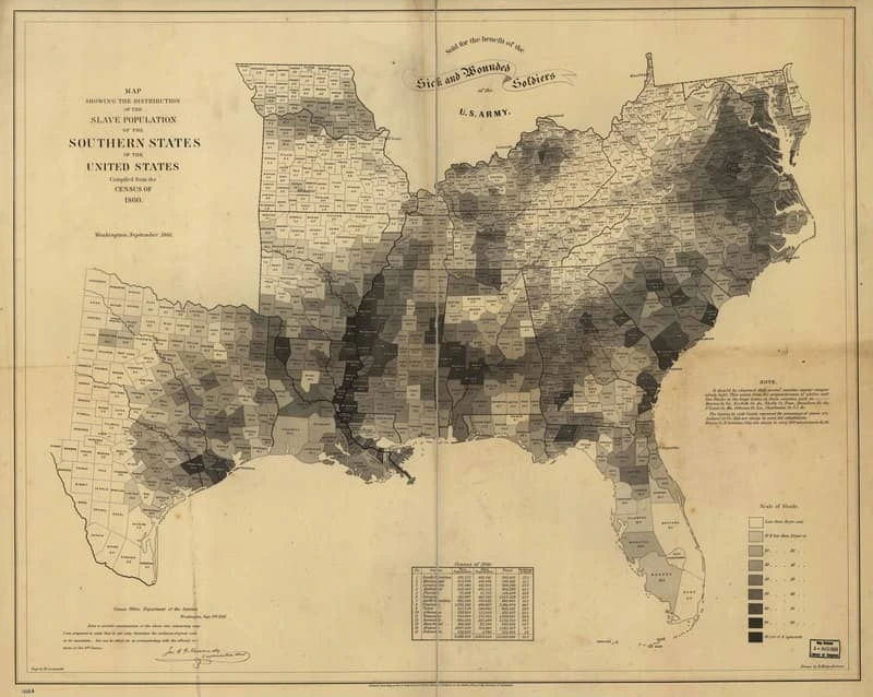 Coast Survey Slave Map