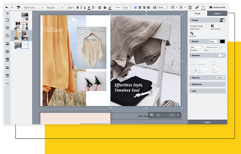 Design your pages