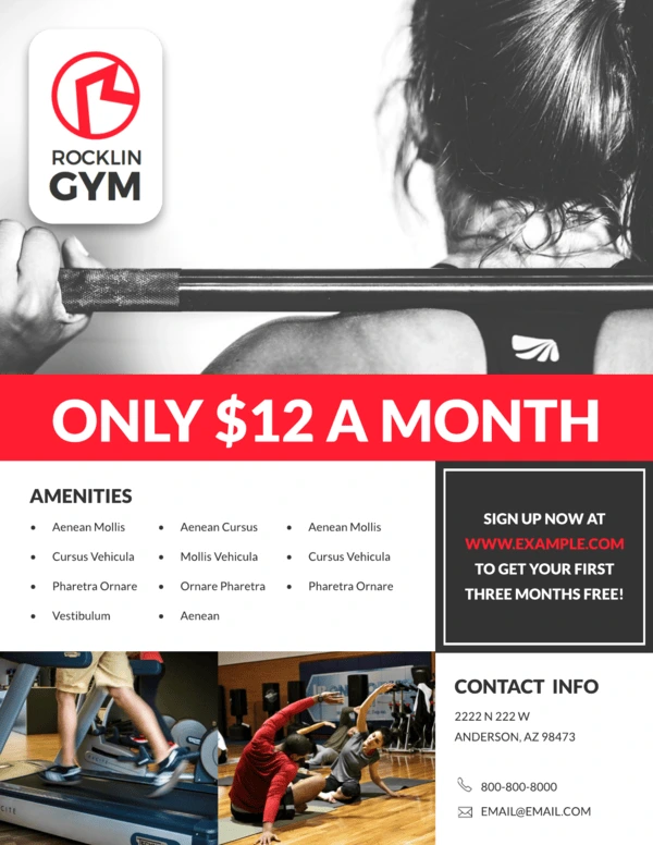 Gym Fitness Flyer