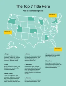Geographic infographic
