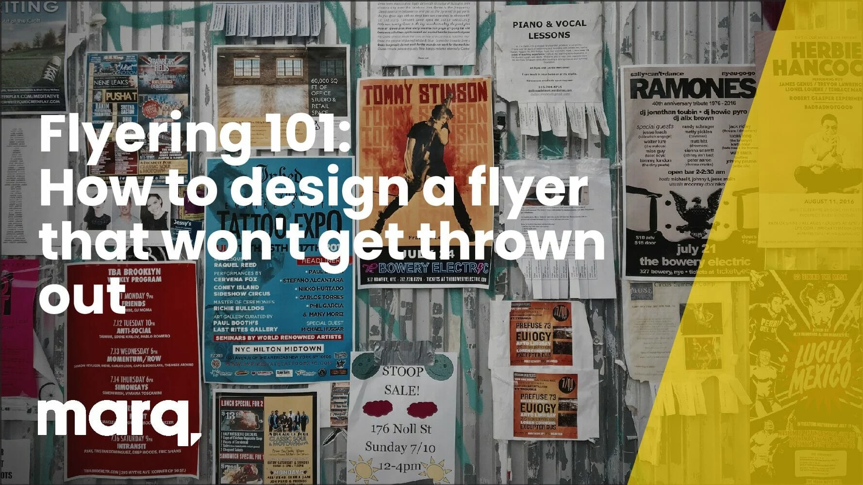 How to design a flyer that won’t get thrown out