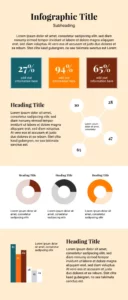 Numbers infographic template