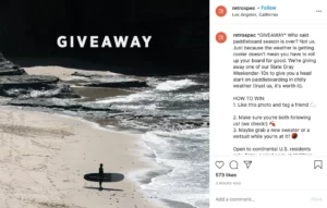 Retrospec Instagram screenshot