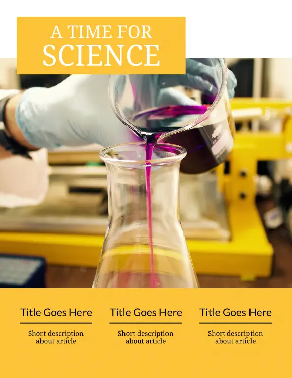 Science magazine cover