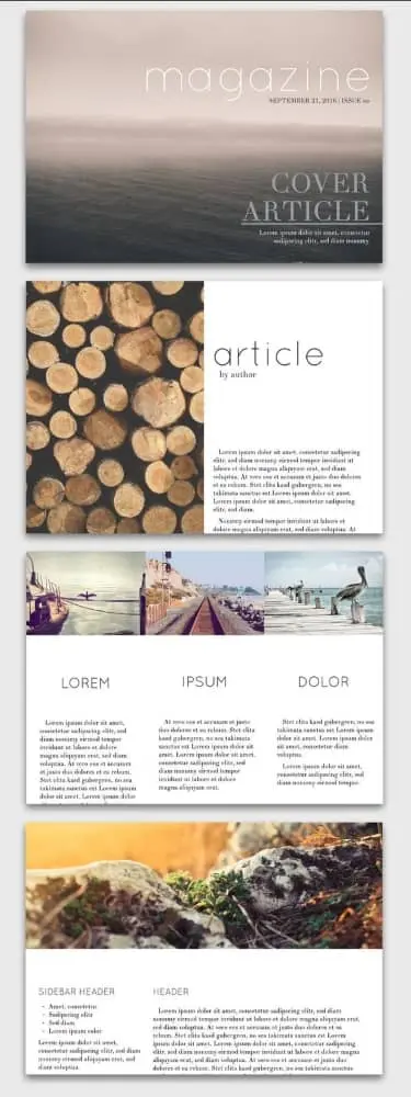 Seasons Digital Magazine Inspiration