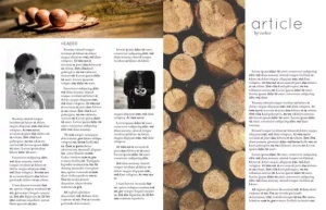 seasons magazine layout