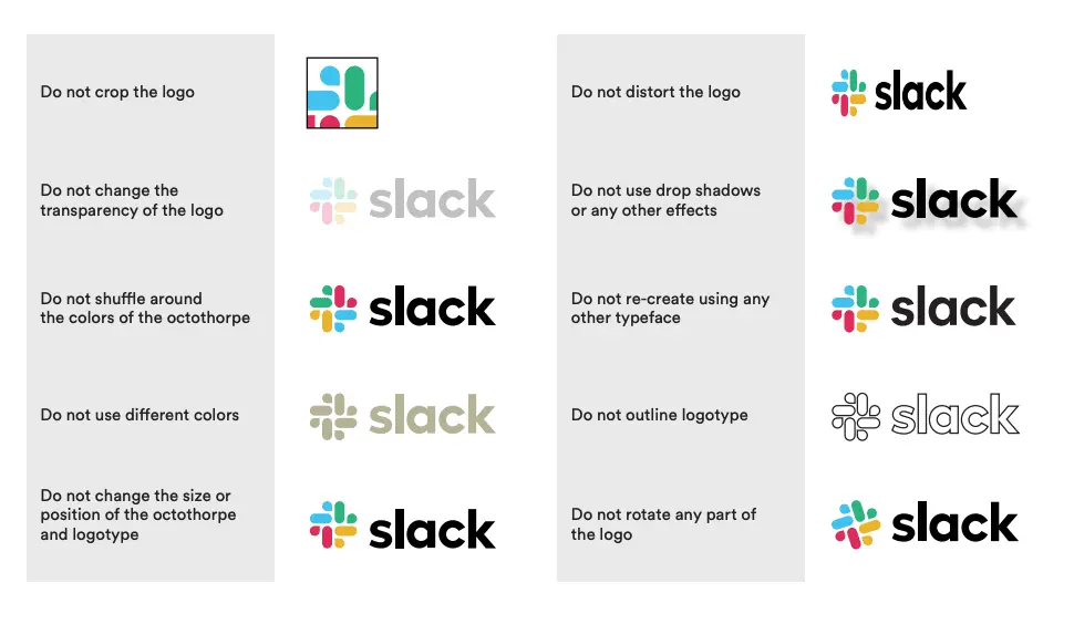 Slack brand style guide
