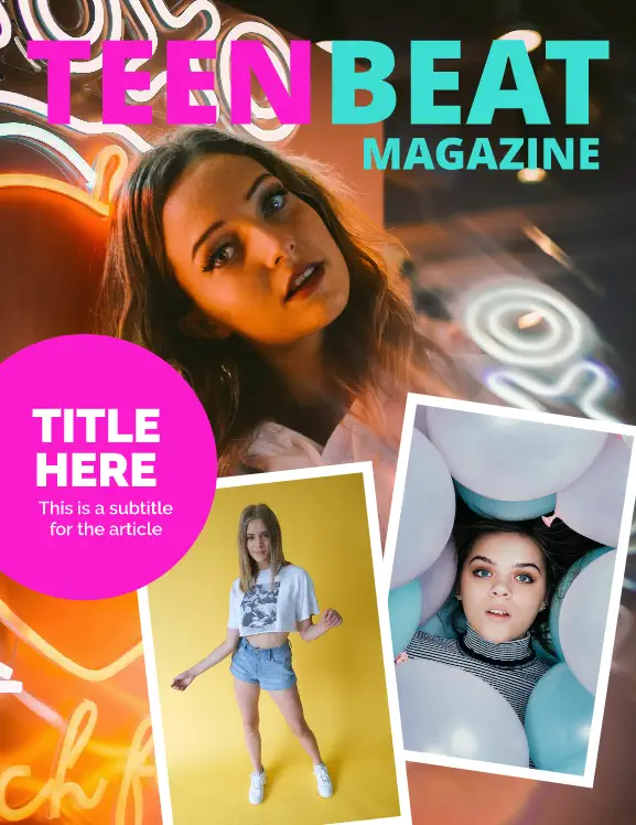 teen magazine cover