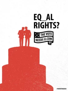 The Vote Needs U print ad