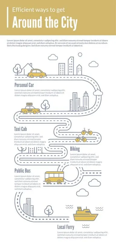 transportation infographic