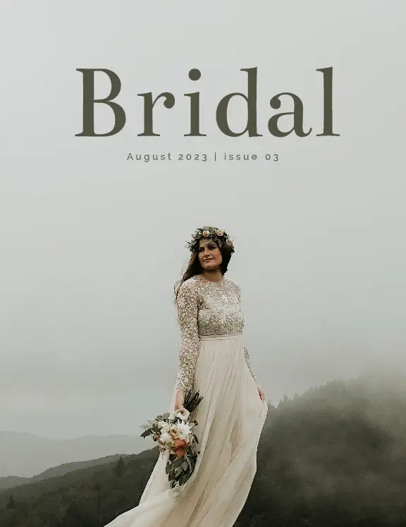 wedding magazine cover