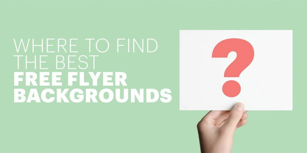 Where to find the best free flyer backgrounds