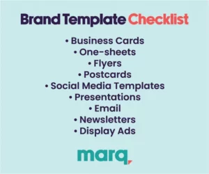 brand templates checklist