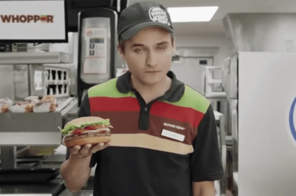 Burger King Whopper voice ad
