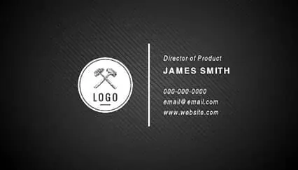 noeeko studio black business card