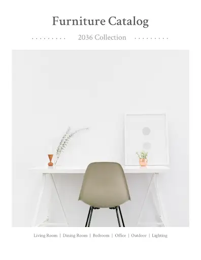 contemporary catalog template