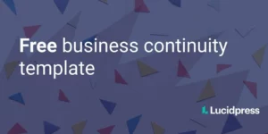 Free business continuity plan template