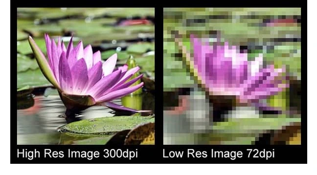 Image by Contemporary Communications - High resolution vs low resolution