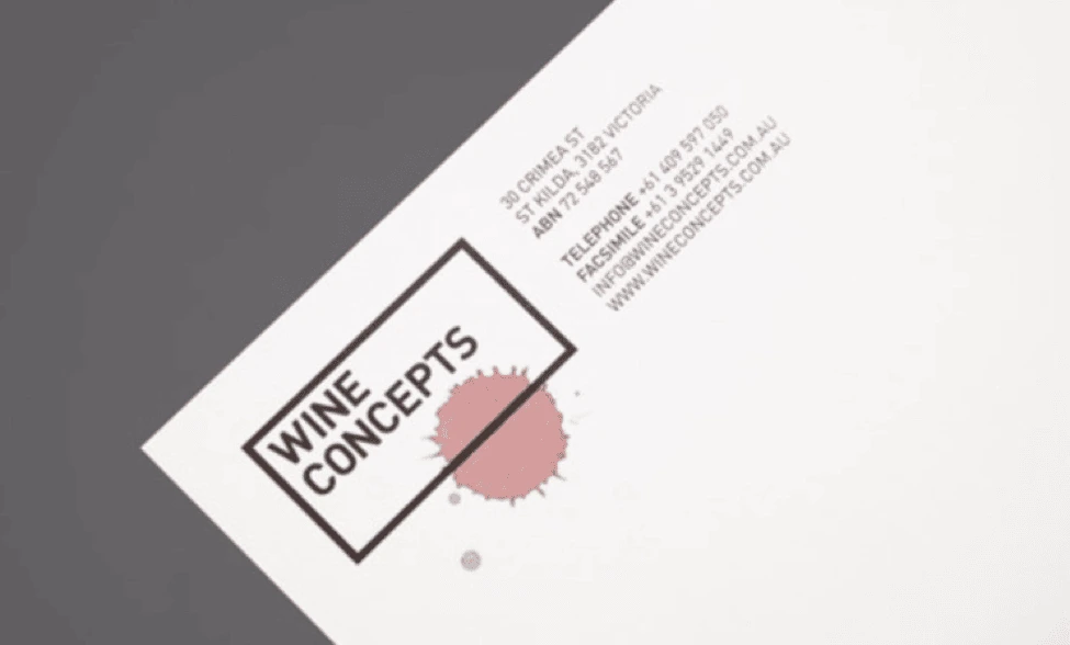Letterhead templates, stationery examples