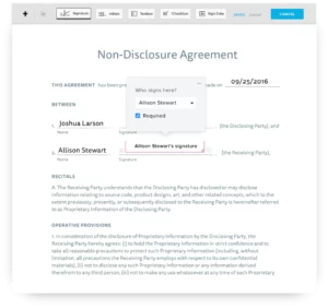 HelloSign - real estate software
