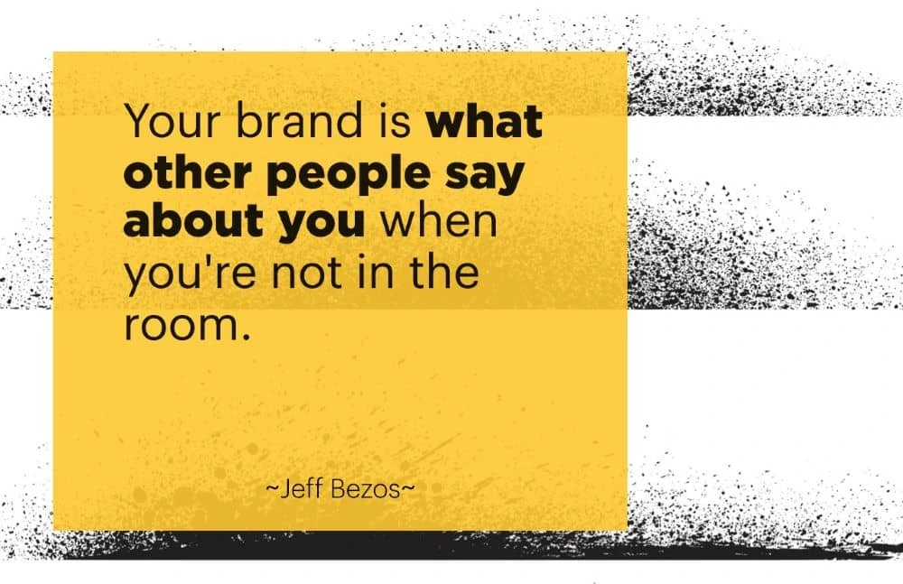 Jeff Bezos branding quote