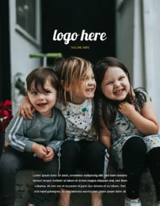 kid's catalog template