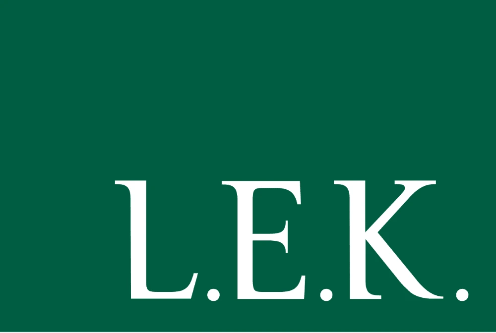 L.E.K. - consulting logo design ideas