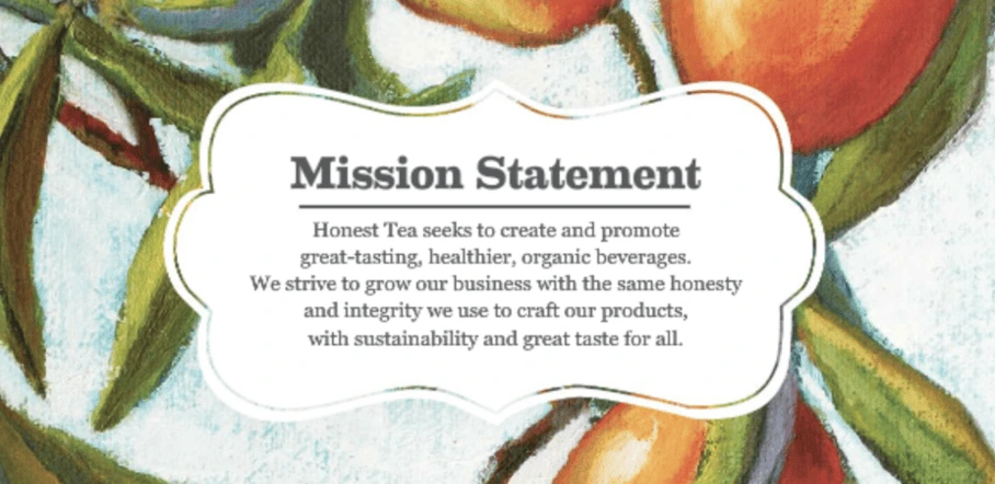 Honest Tea mission statement