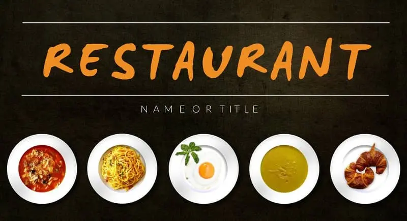 Restaurant YouTube Banner Template