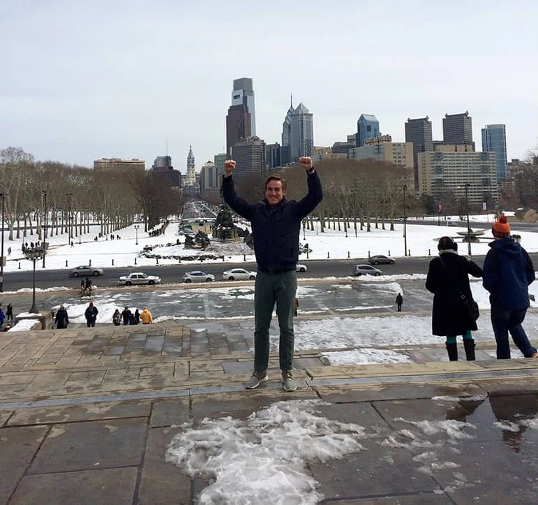 Rocky steps in Philly