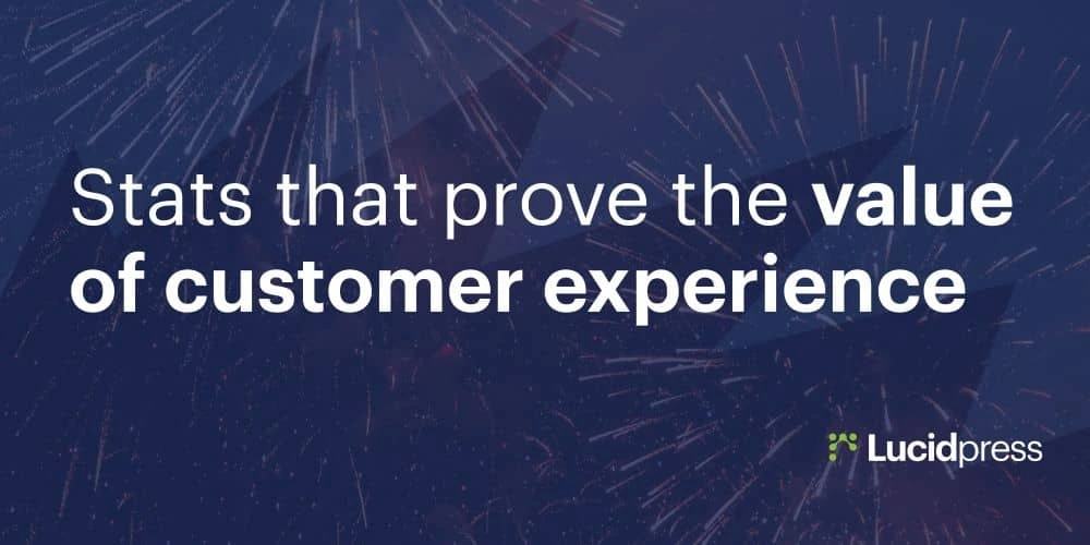 Stats that prove the value of customer experience