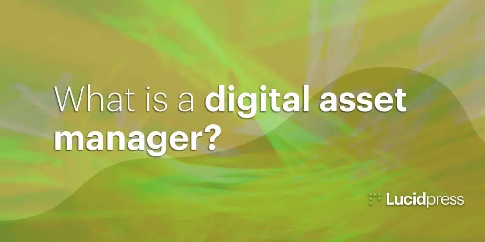 What is a digital asset manager?