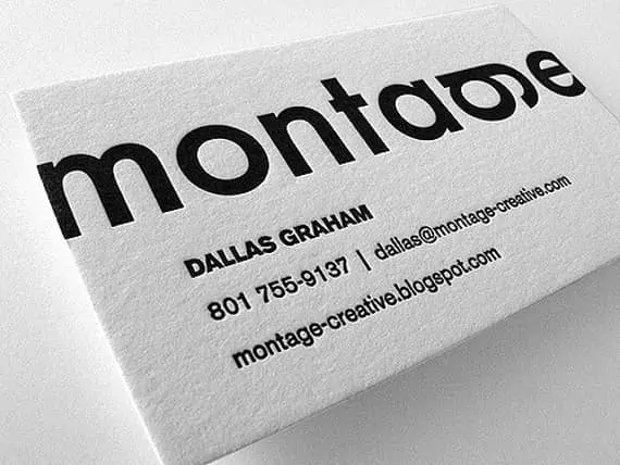 the mandate press simple business card