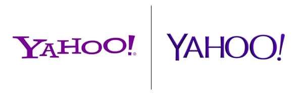 Yahoo logo redesign