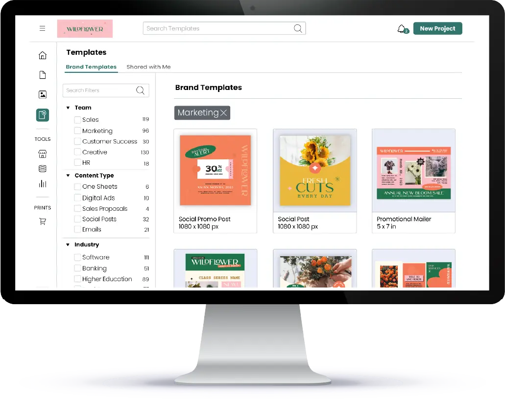 CREATE WITH TEMPLATES