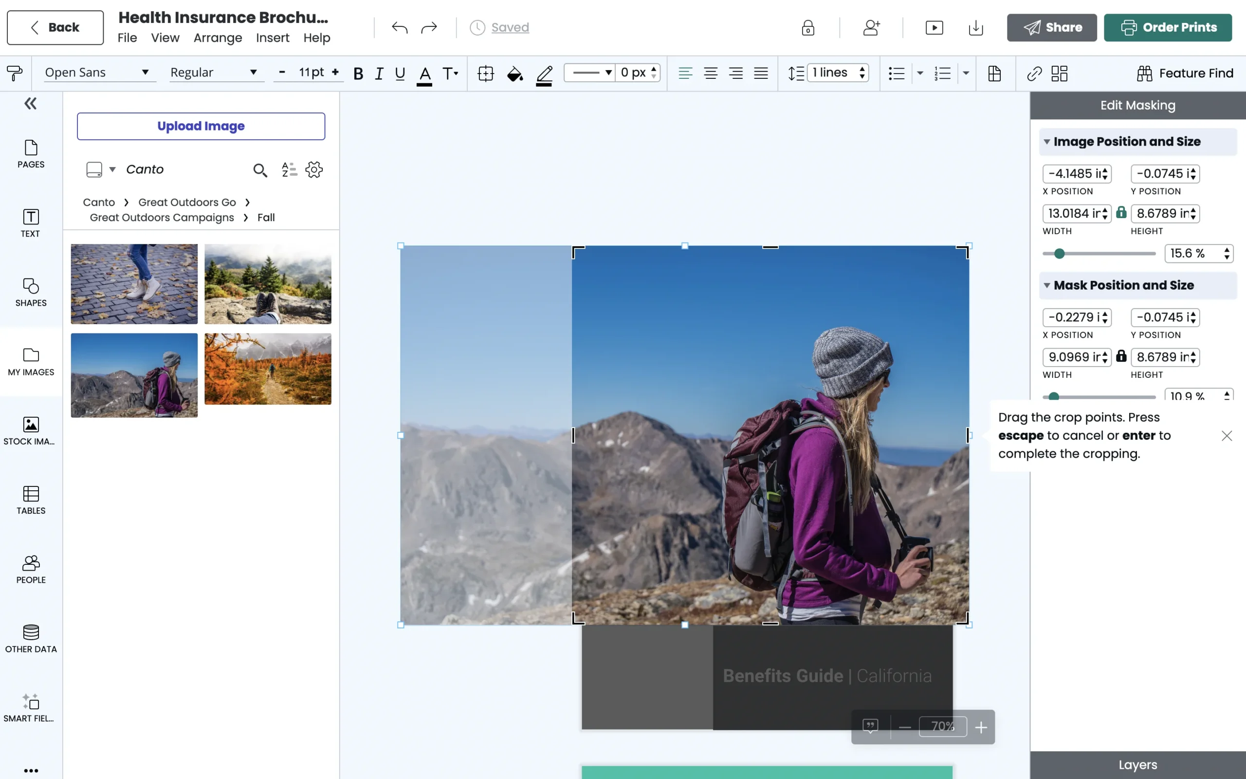 Resize and modify Canto assets that are uploaded to Marq Editor
