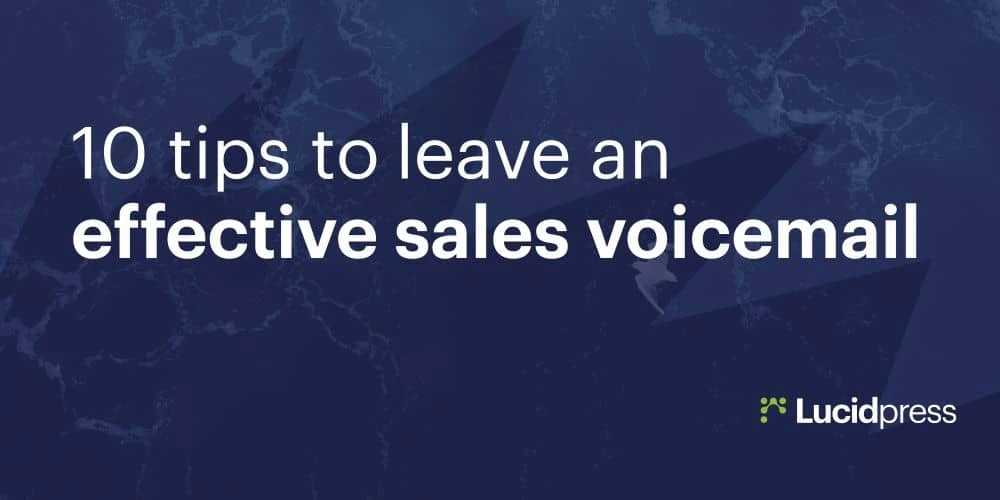 How to leave an effective sales voicemail