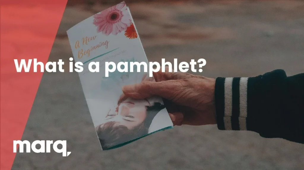 What is a pamphlet?