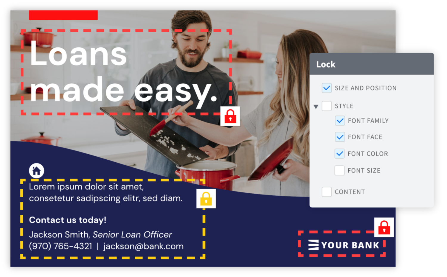 Advanced locking = protected designs