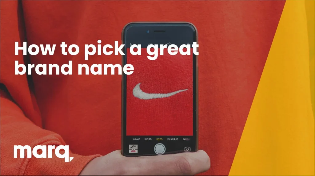How to Pick a Great Brand Name