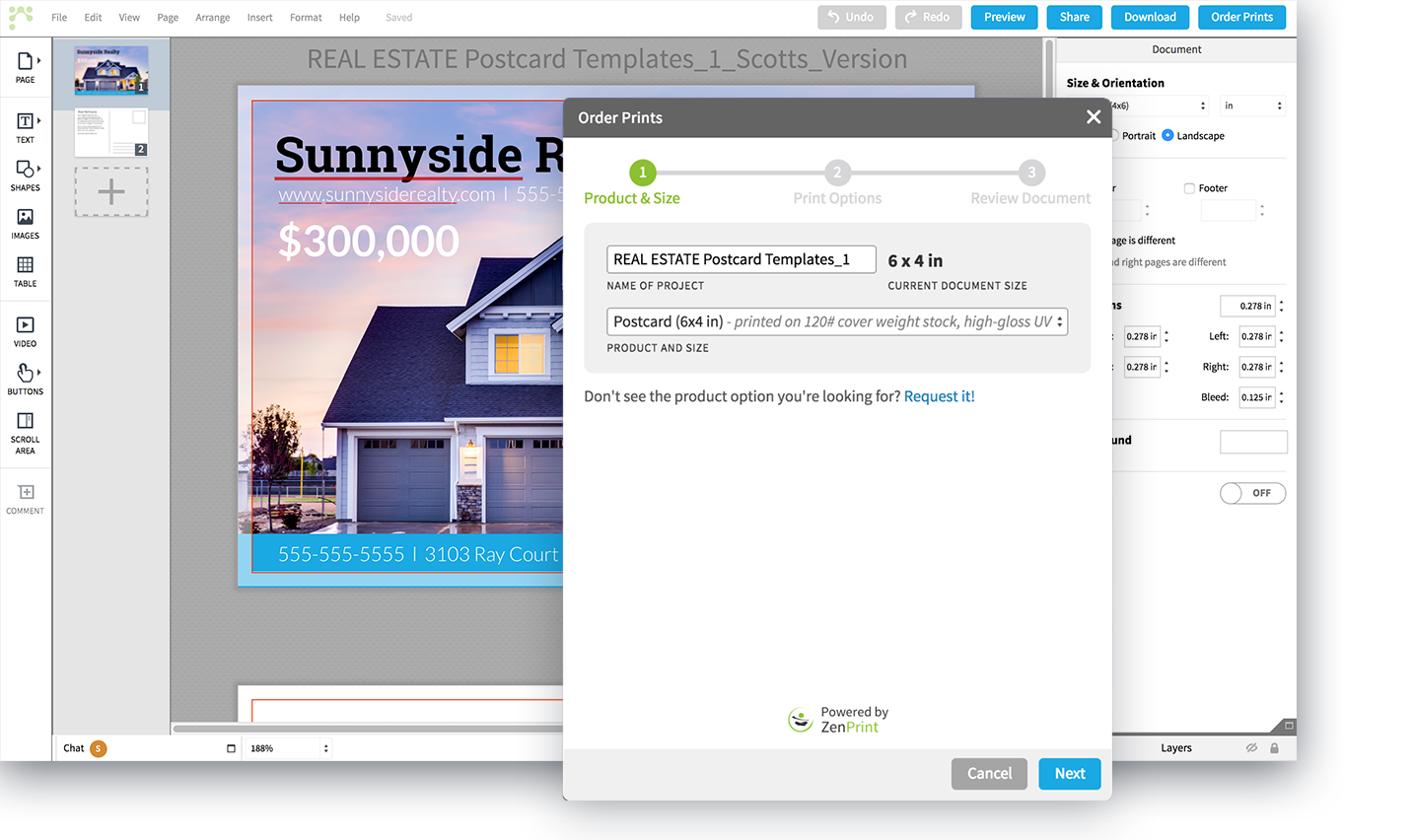 Publish online or print