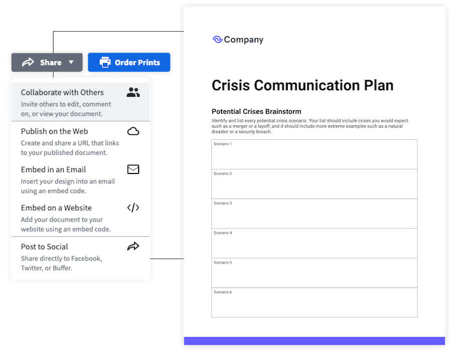 Use and share it from anywhere