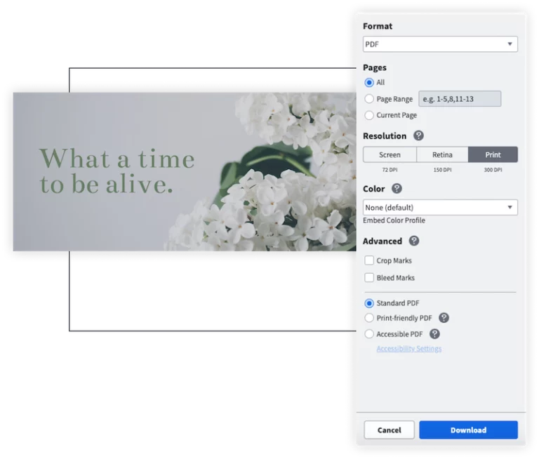 4. Download and post